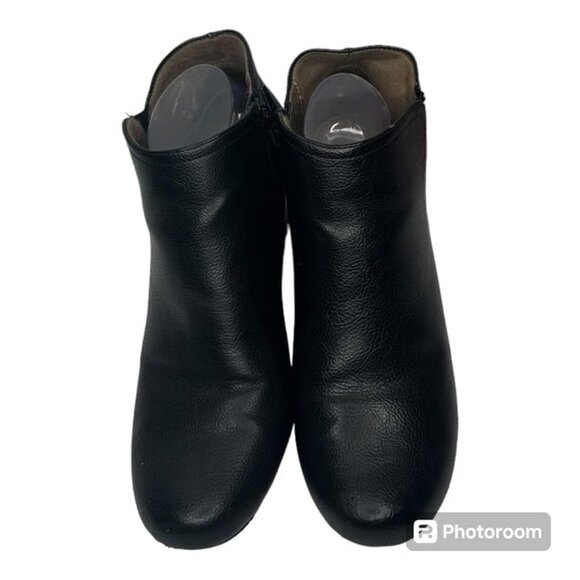 Natural Soul Evans Ankle Black Boots Size 8.5M - Picture 1 of 10